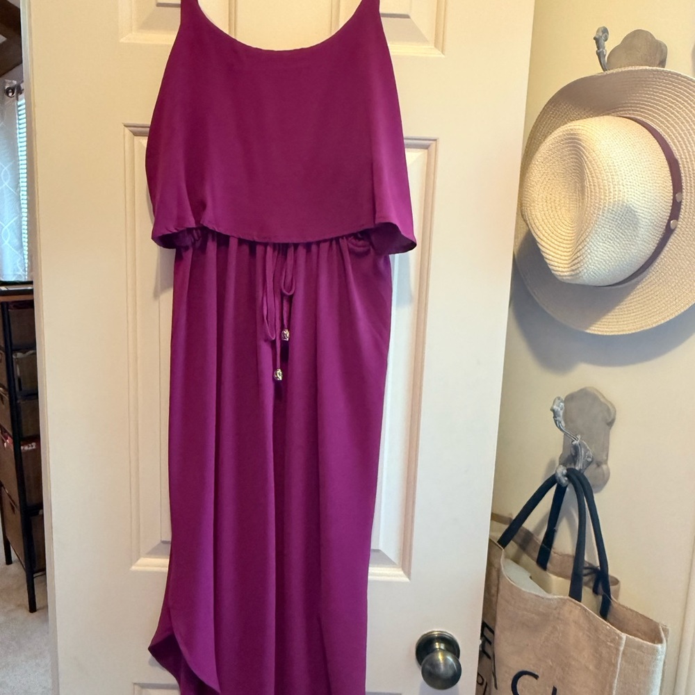 Elegant Purple Women's Dress